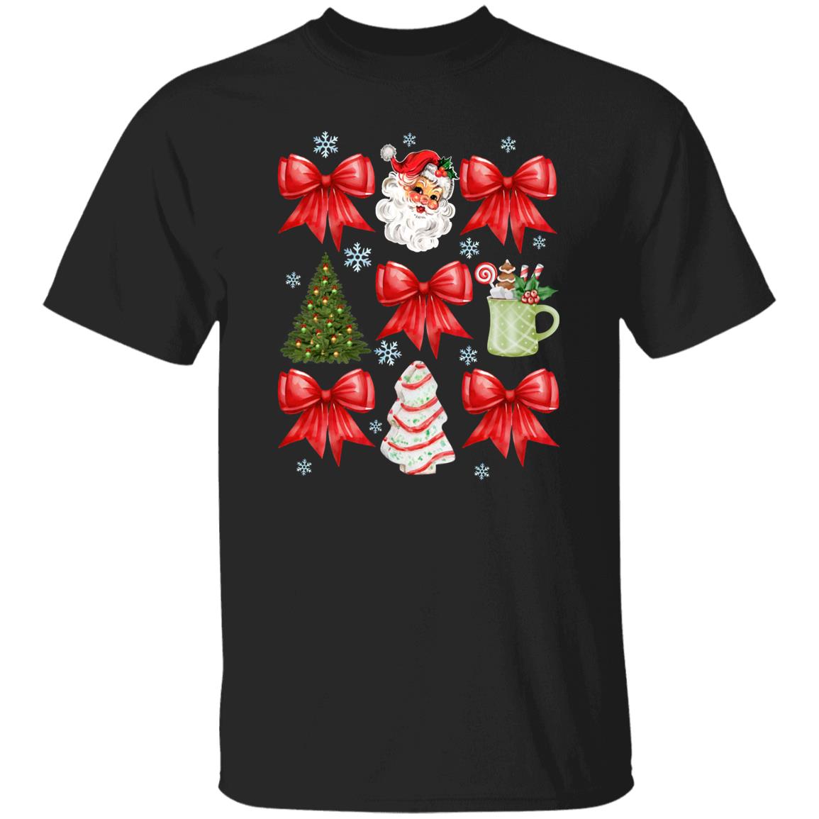 Christmas Coquette Bow T-Shirt & Sweatshirt