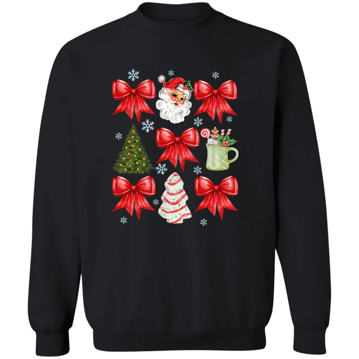 Christmas Coquette Bow T-Shirt & Sweatshirt