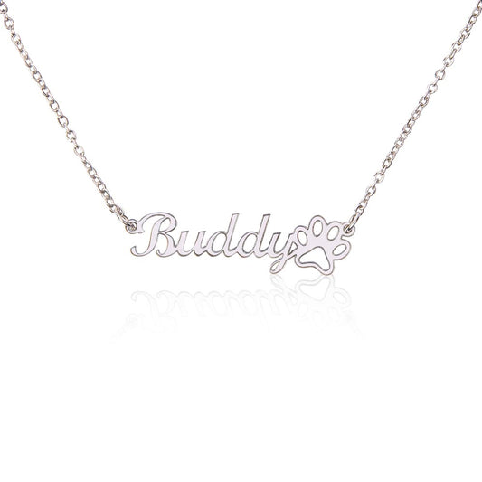 Pet Name Necklace