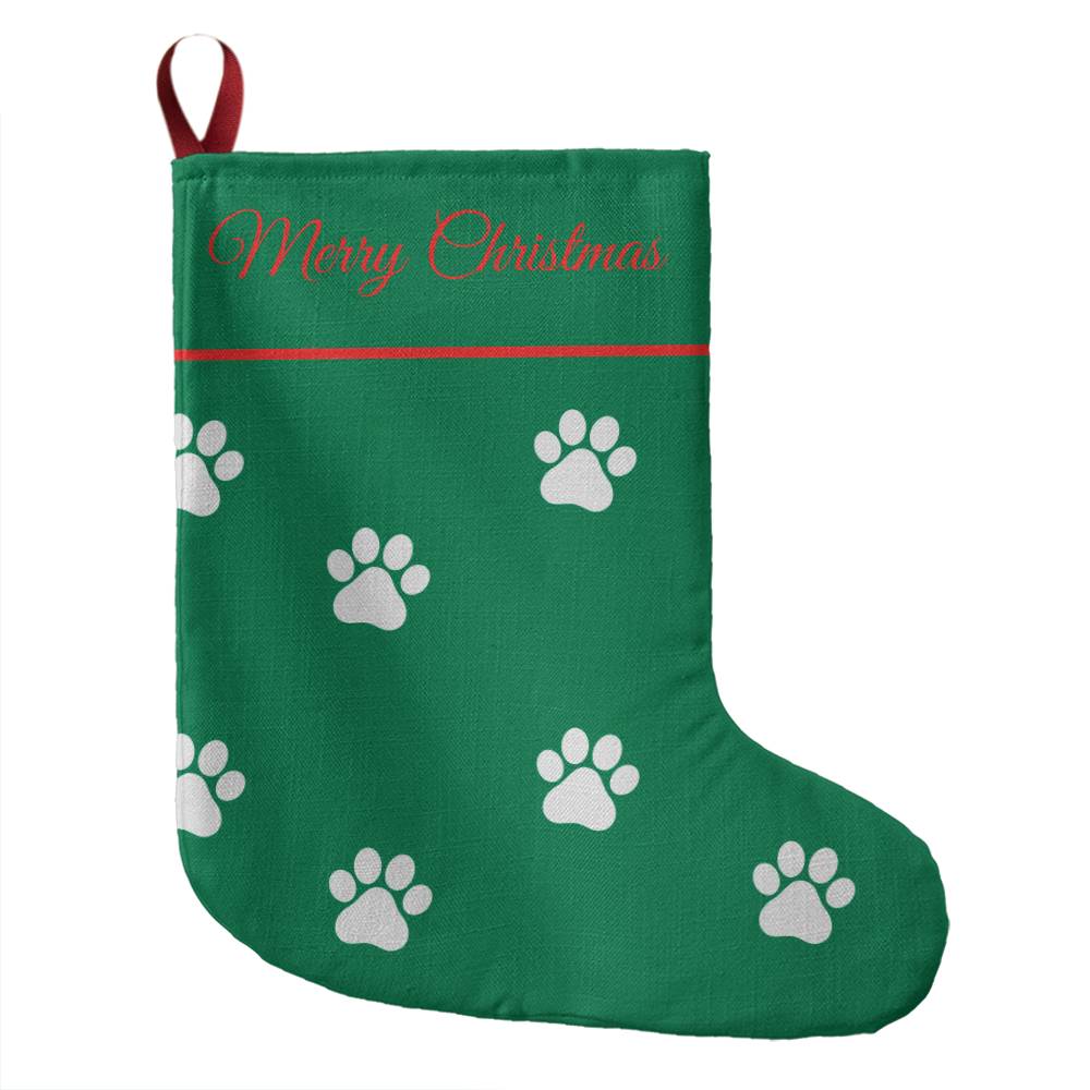 Merry Christmas  - Paw Print