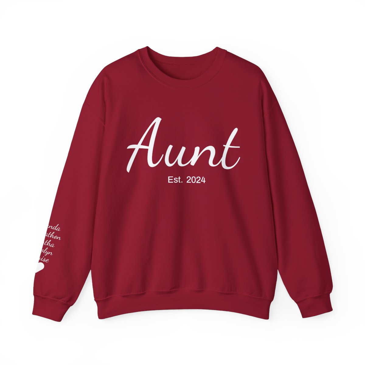 Personalized Aunt Sweatshirt